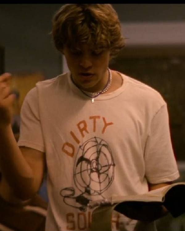 The Runarounds William Lipton White Graphic Tee