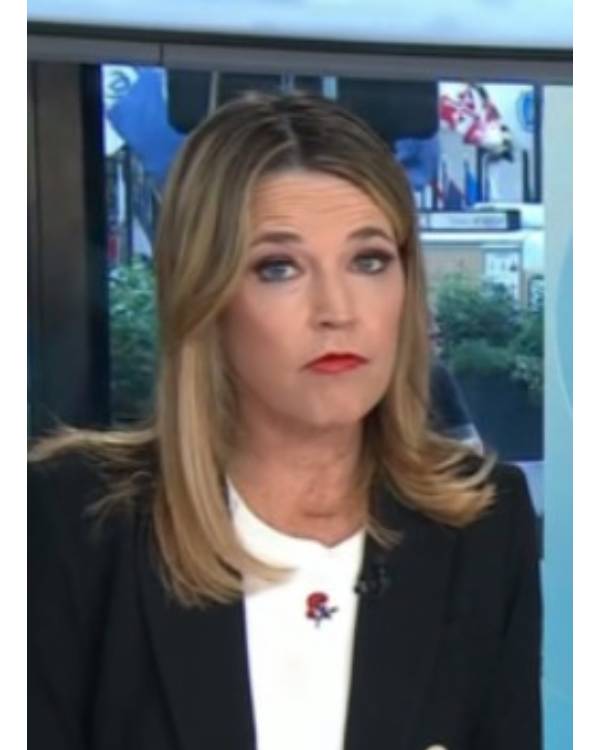 The Today Show Savannah Guthrie White Floral T-Shirt