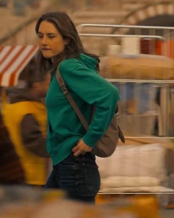 The Twisted Tale of Amanda Knox Grace Van Patten Green Hoodie