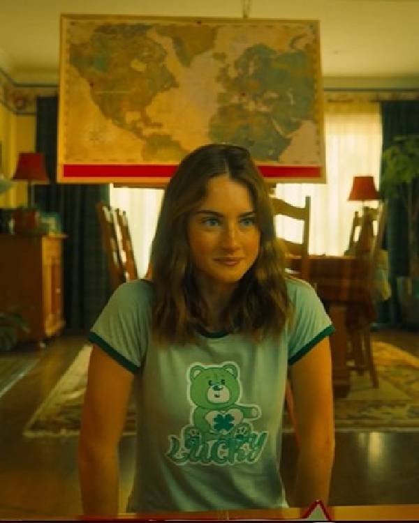 The Twisted Tale of Amanda Knox Grace Van Patten Green Shirt