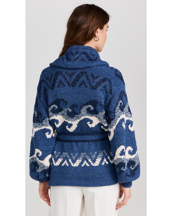 The Girlfriend S01 Robin Wright Blue Knit Cardigan