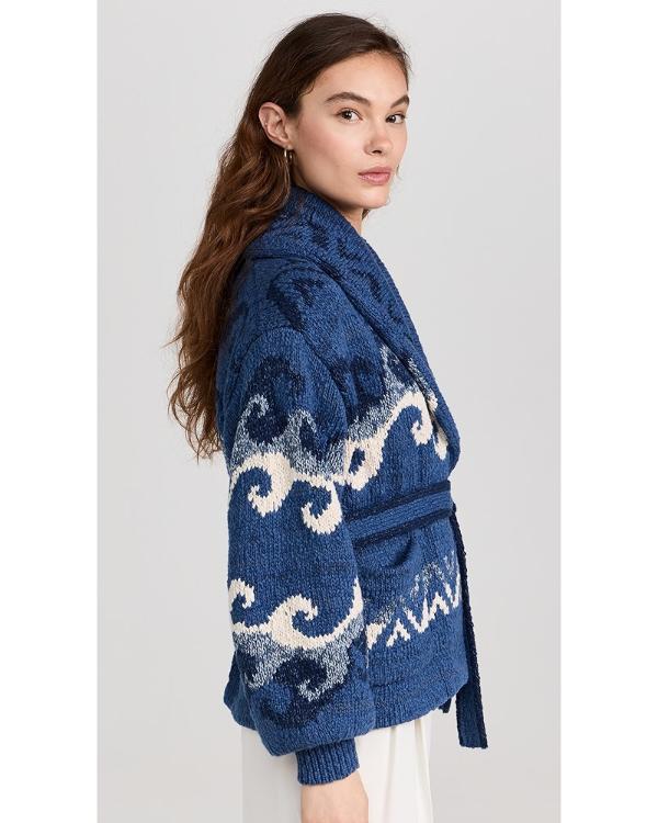 The Girlfriend S01 Robin Wright Blue Knit Cardigan