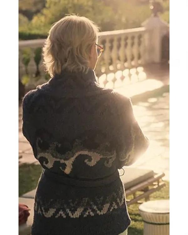 The Girlfriend S01 Robin Wright Blue Knit Cardigan