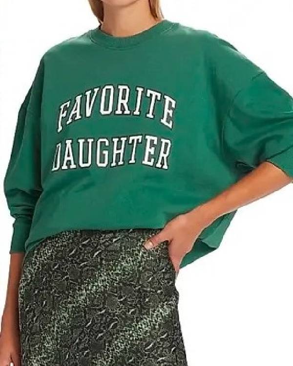 The Valley Michelle Saniei Green Sweatshirt