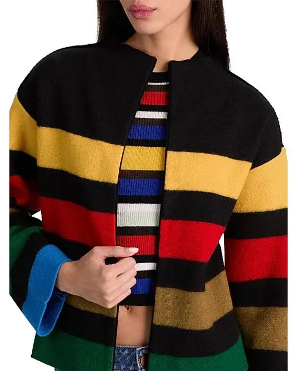 The View 2025 Joy Behar Multicolor Striped Jacket