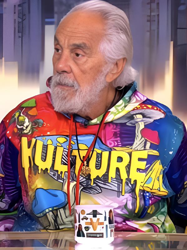 The View Tommy Chong Multicolor Mushroom Hoodie