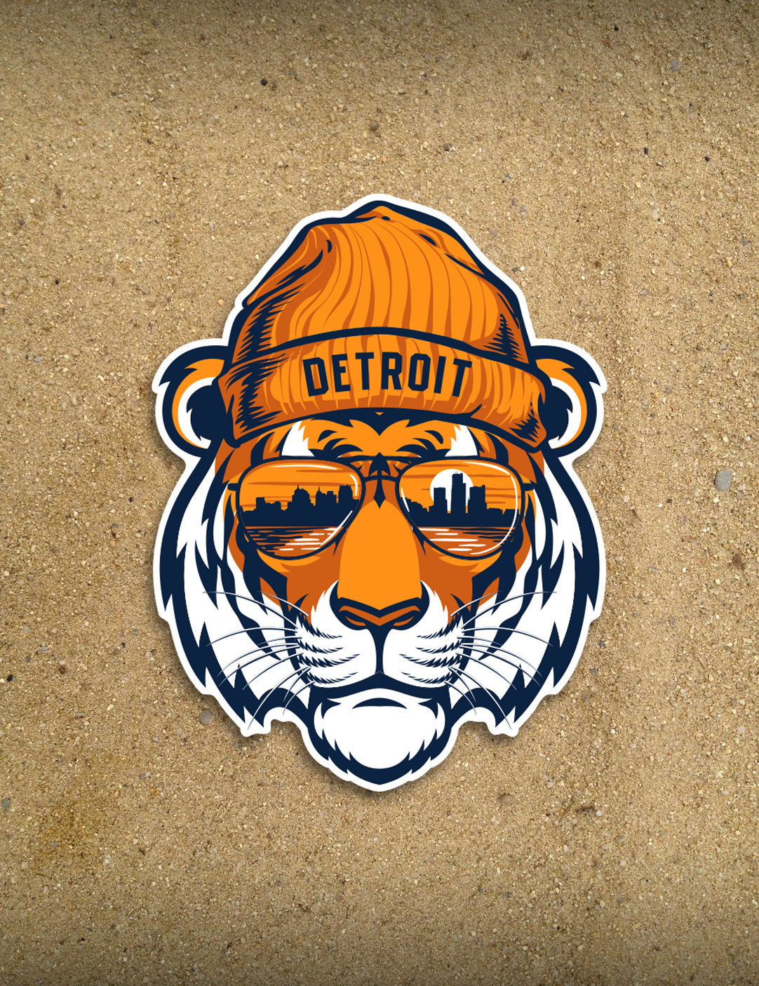 Tiger Head - 4&amp;quot; Sticker