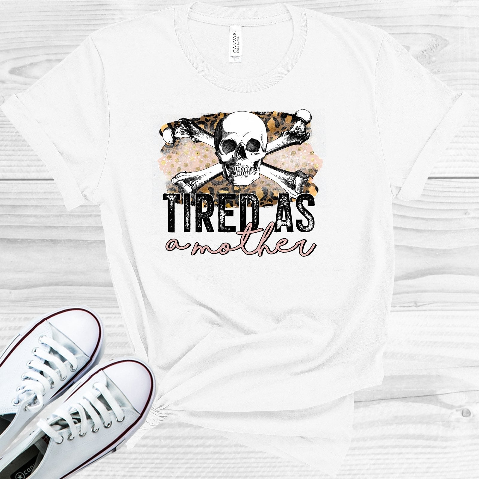 TIRED AS A MOTHER GRAPHIC TEE
