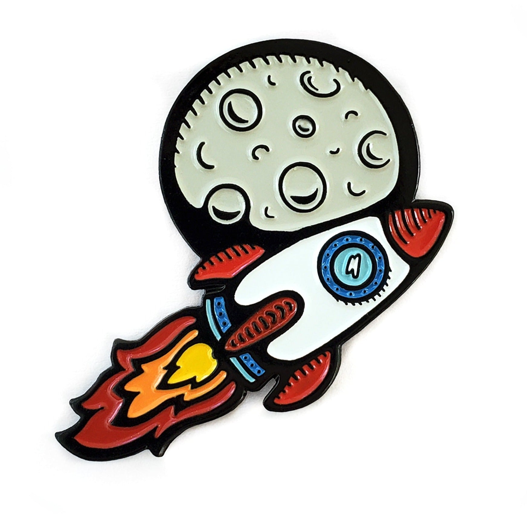 Rocket Ship Pin