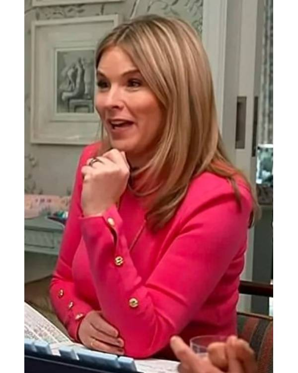 Today Show Jenna Bush Hager Pink Top
