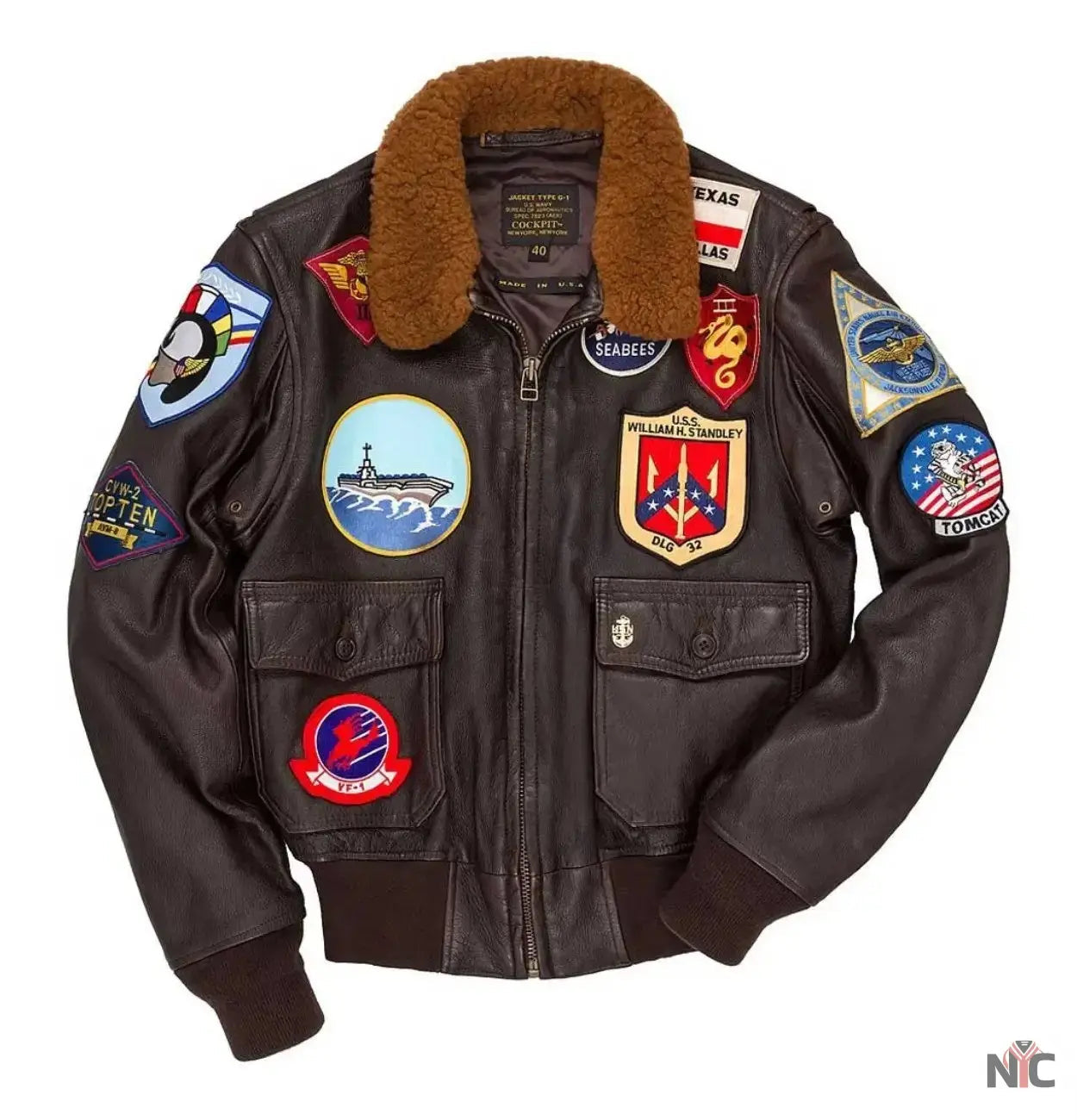 Top Gun G-1 Leather Flight Jacket