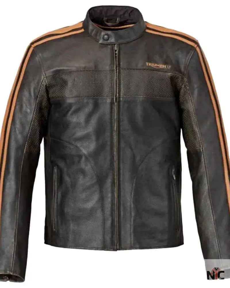 Triumph Restore Retro Black Jacket