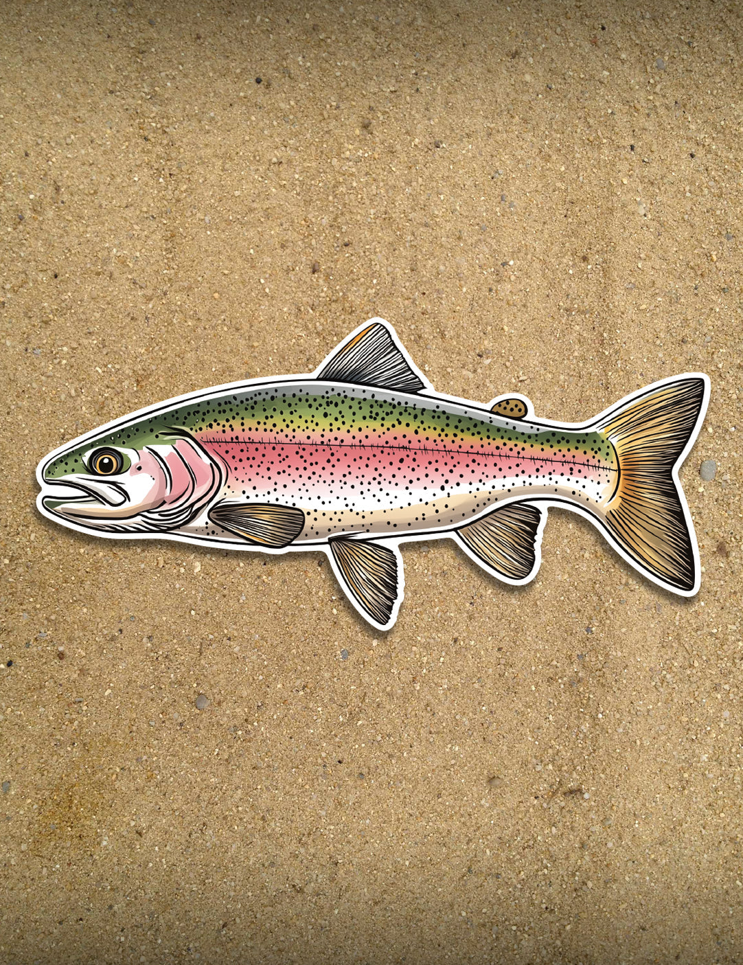 Trout - 7&amp;quot; Sticker