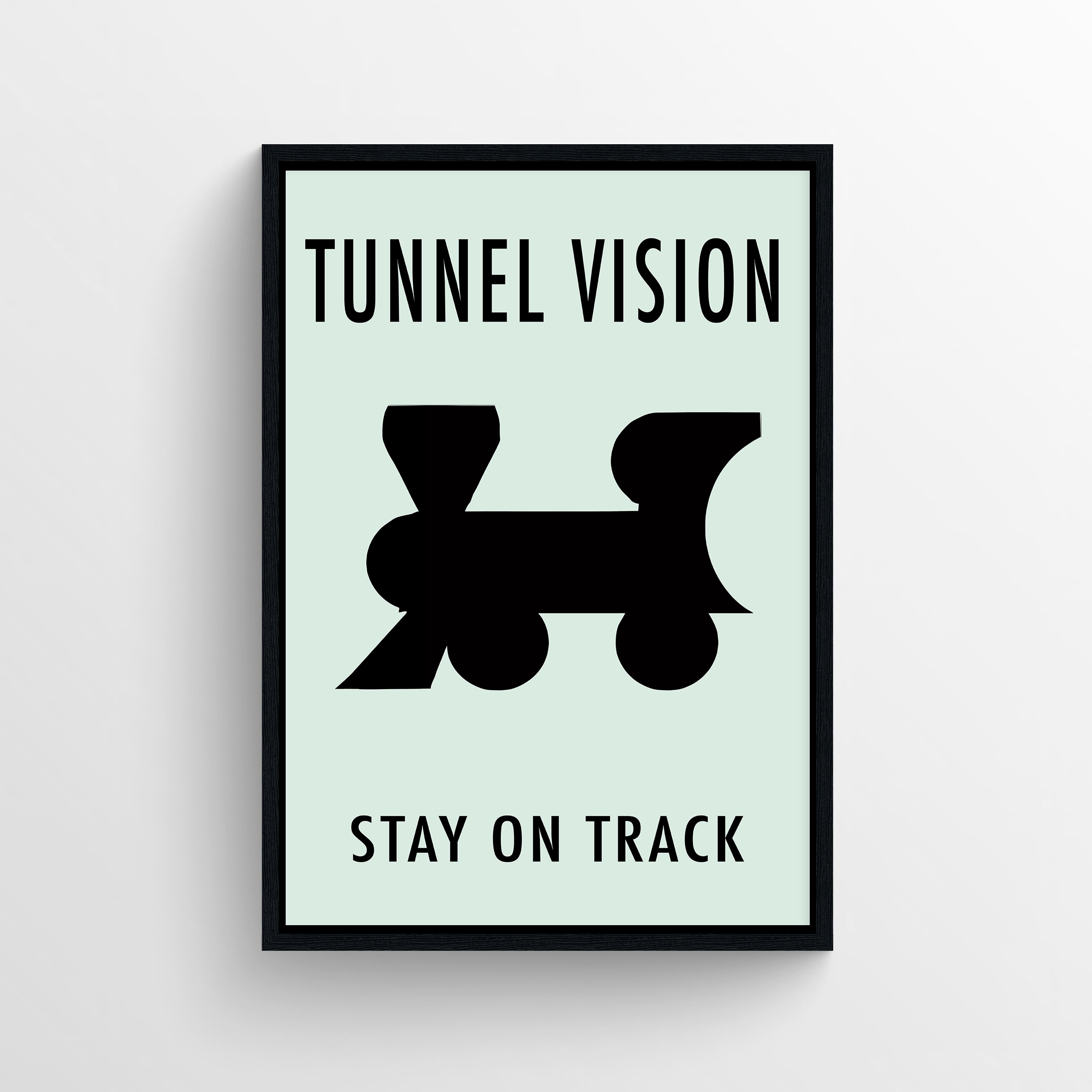 Tunnel Vision Monopoly Poster