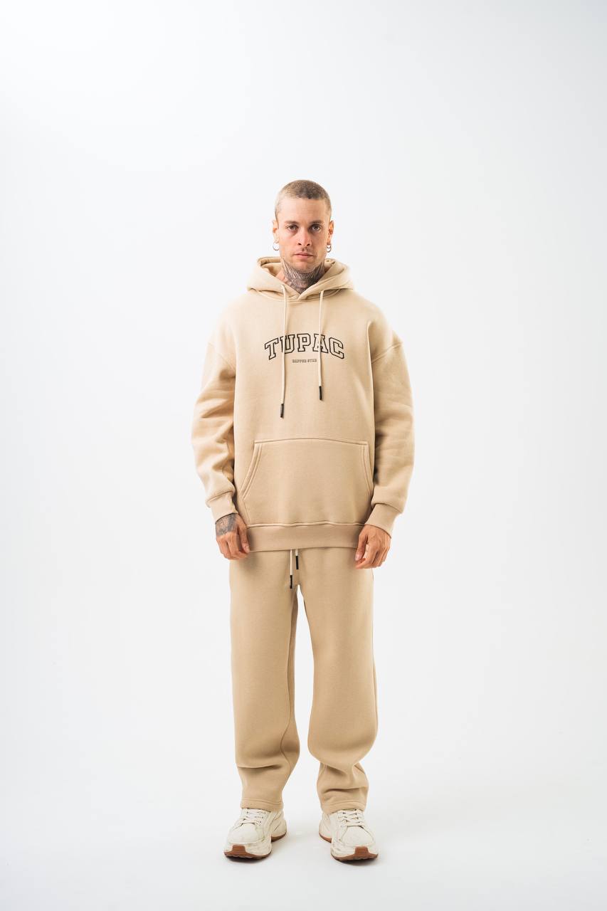 Tupac &amp;quot;Rapper Star&amp;quot; Graphic Unisex Oversized Hoodie