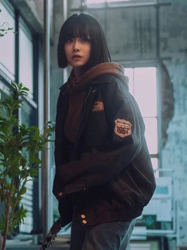 Twelve S01 Kang Mi-na Black Cotton Jacket