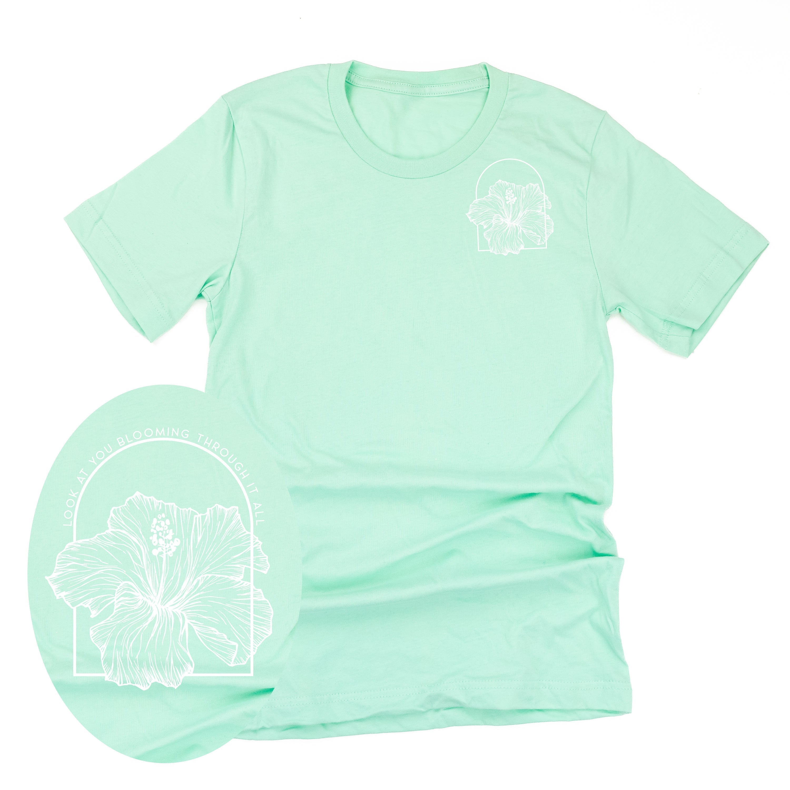 Look At You Blooming Through It All (pf&amp;amp;b) - Unisex Tee