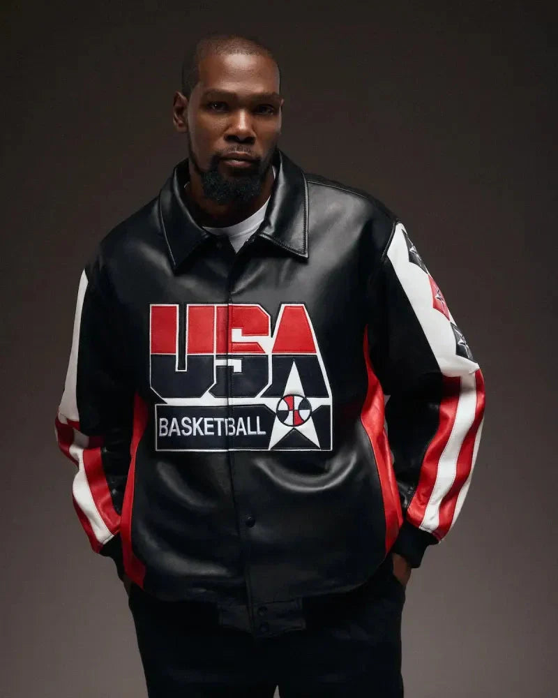 USA Basketball Kevin Durant Leather Jacket