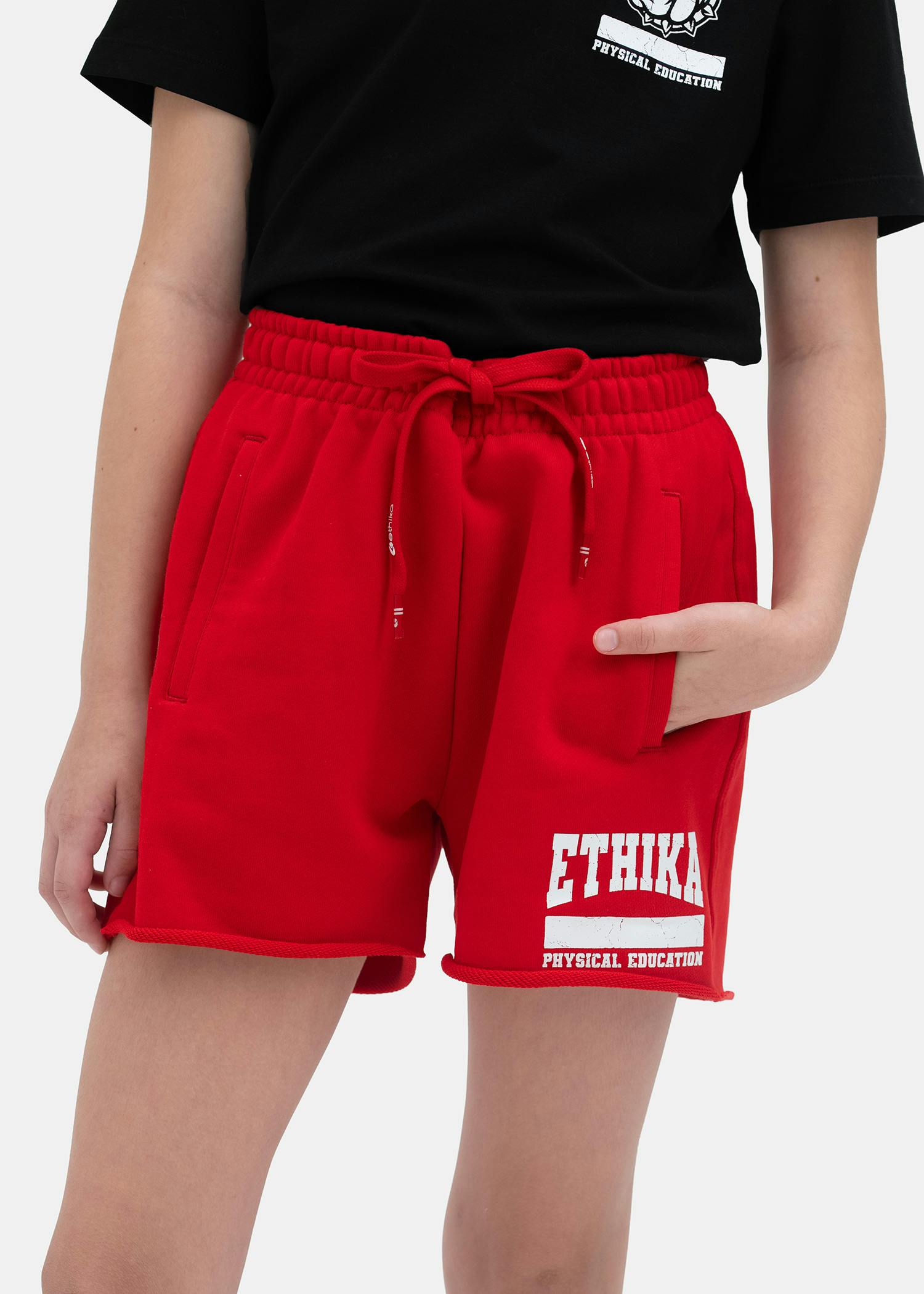 ATHLETIC DEPT | GIRLS RAW EDGE SHORT