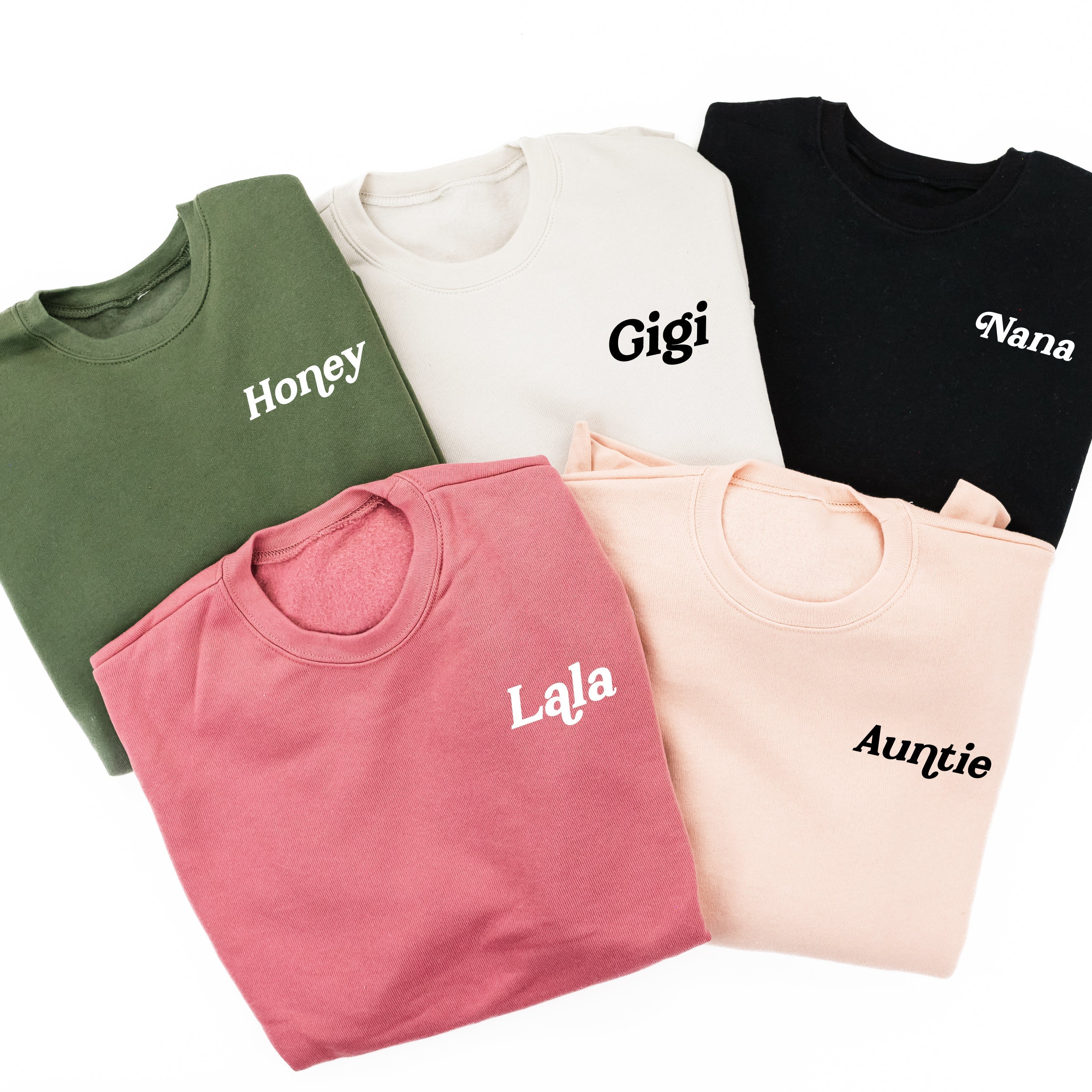 Mother&amp;#39;s Day SUPER-SOFT Fleece - Limited Edition LMSS® Embroidered Sweatshirt - Multiple ITALIC Names to Choose From