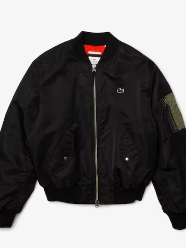 Unisex LIVE Oversized Contrast Bomber Jacket