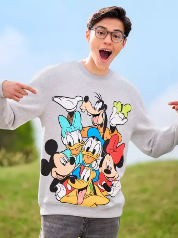 Mickey Mouse and Friends Pullover Sweatshirt for Adults