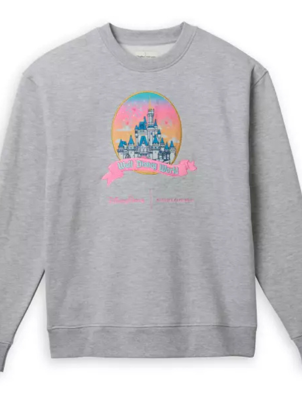 Walt Disney World Crest Pullover Sweatshirt for Women by Stoney Clover Lane – Gray