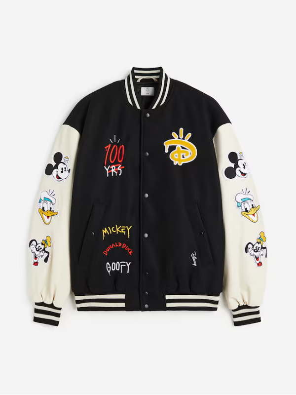 Disney100 Regular Fit Baseball Jacket
