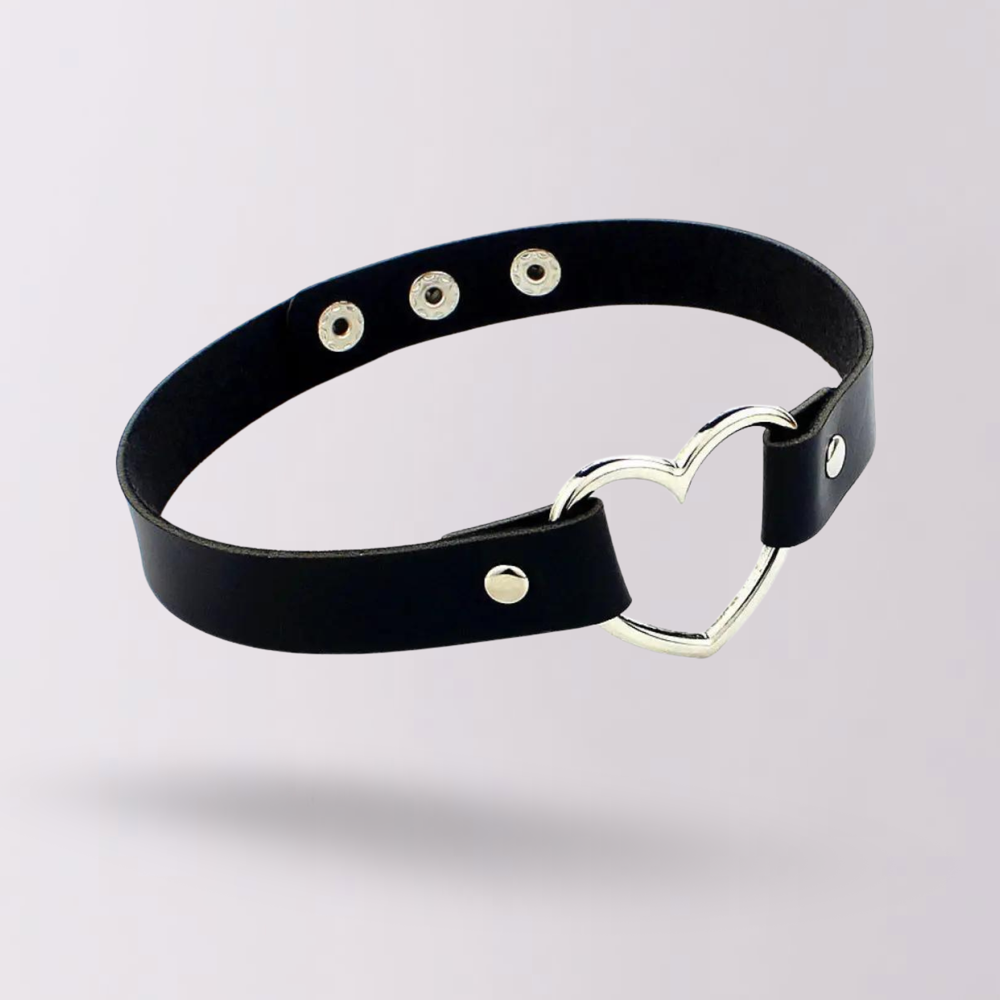 &amp;quot;MY&amp;quot; Heart Leather Choker