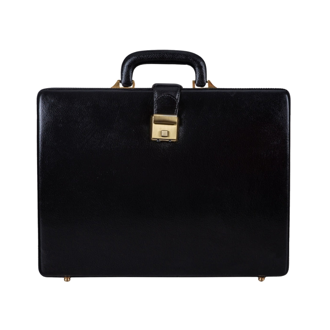 Leather Executive Men&amp;#39;s Leather Attache Briefcase