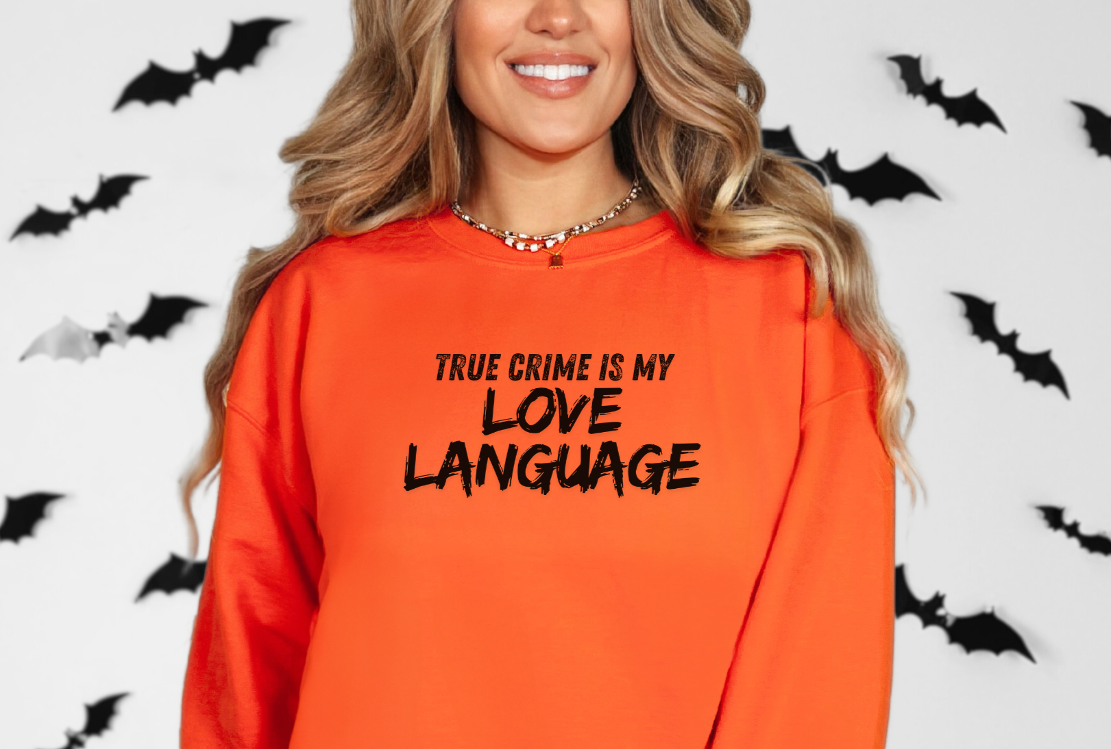 True Crime is My Love Language Unisex Crewneck Sweatshirt