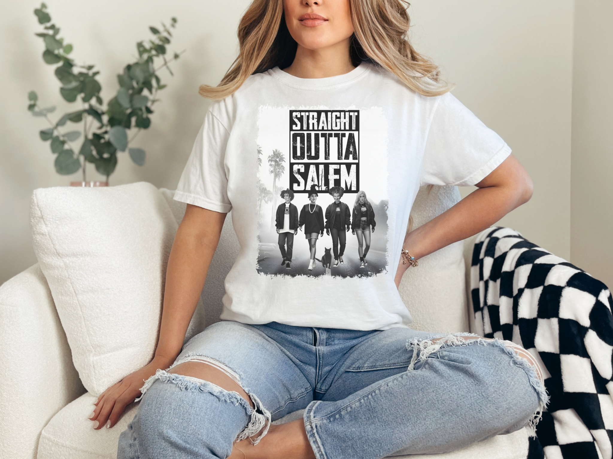 Straight Outta Salem Hocus Pocus Graphic Tee, Halloween