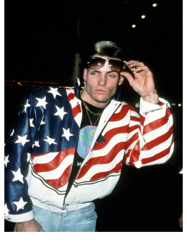 Vanilla Ice American Flag Leather Jacket