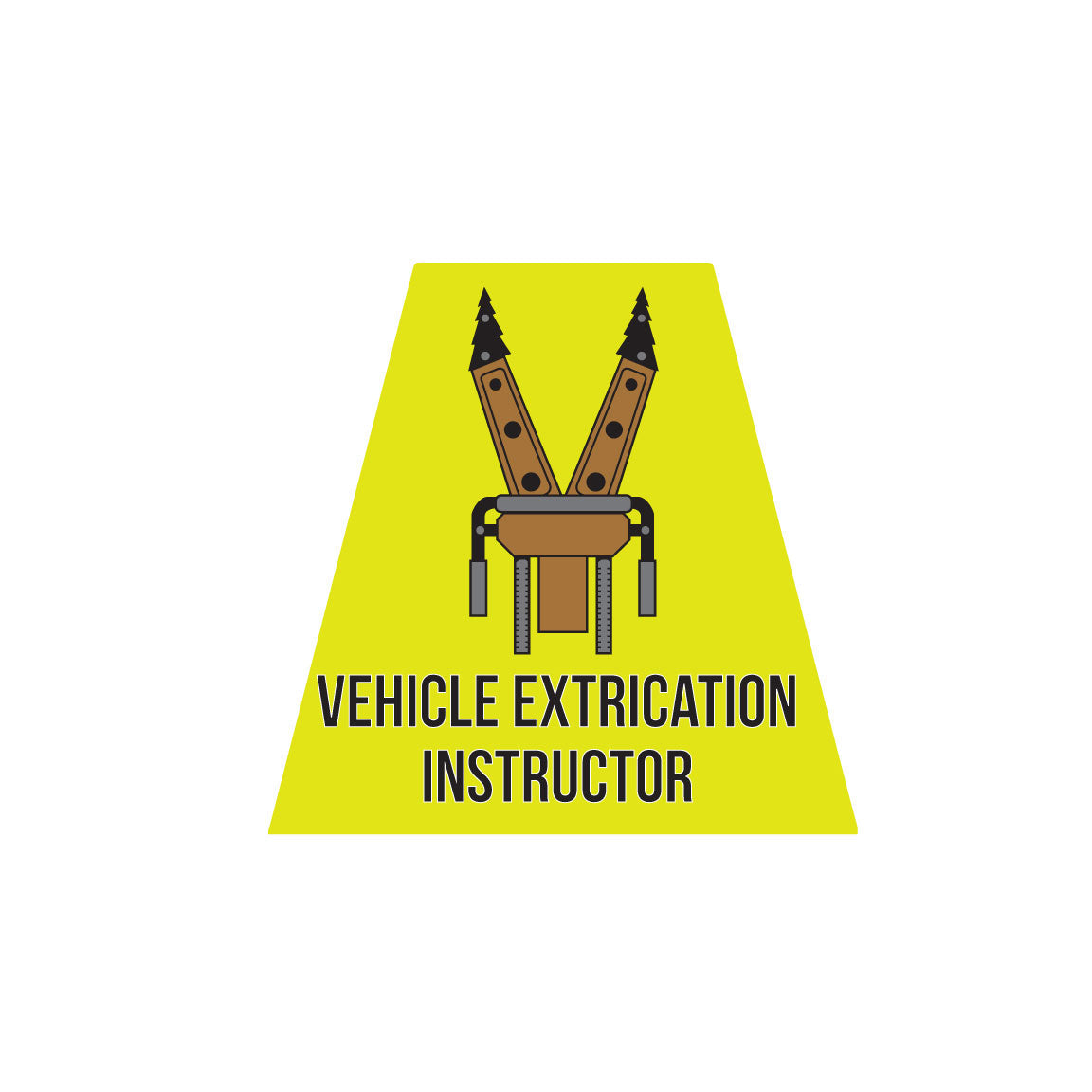 VEHICLE EXTRICATION INSTRUCTOR REFLECTIVE HELMET (TET) TETRAHEDRON