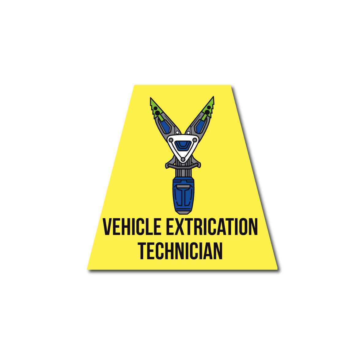 VEHICLE EXTRICATION TECHNICIAN REFLECTIVE HELMET (TET) TETRAHEDRON