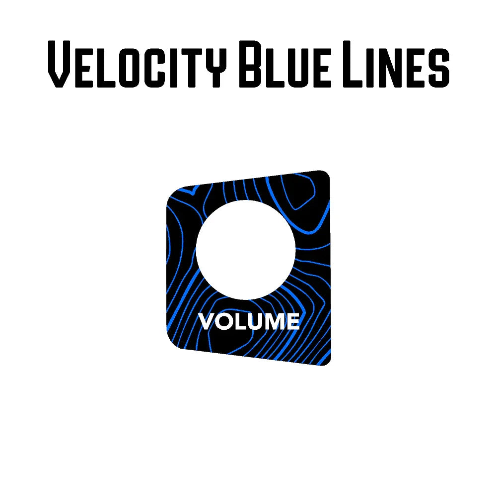 Topographic Volume Button Trim Cover - 2024+ Land Cruiser