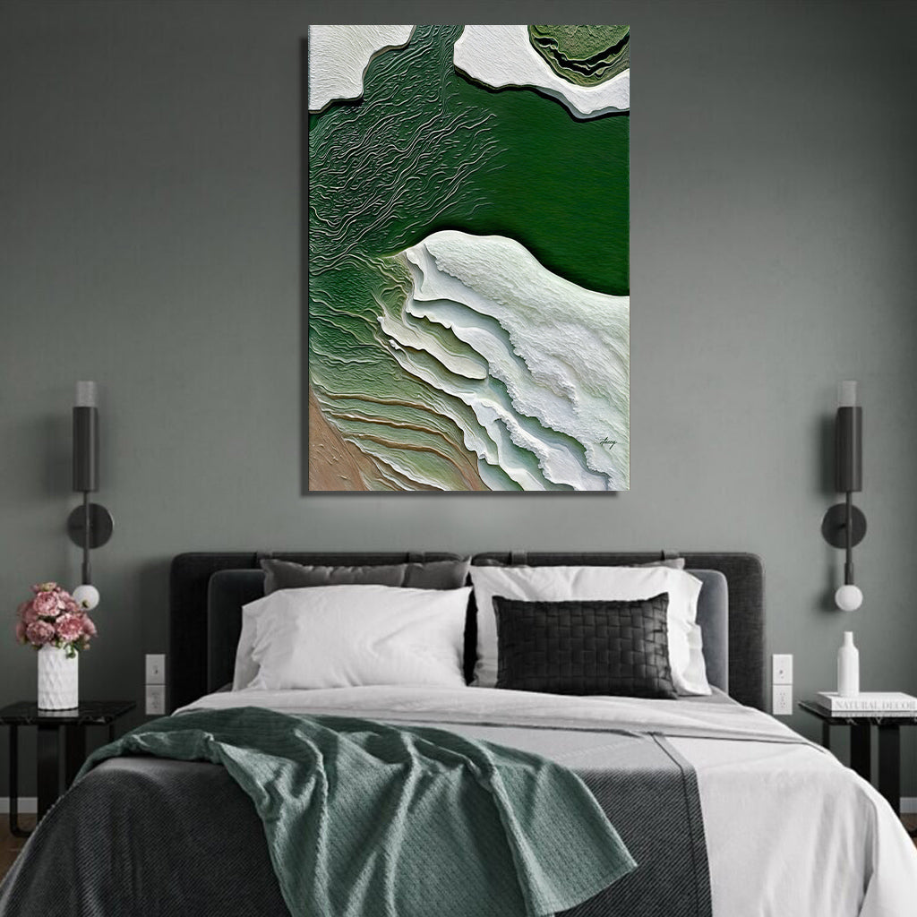 Canvas Print: &amp;quot;Verdant Cliffs II&amp;quot;