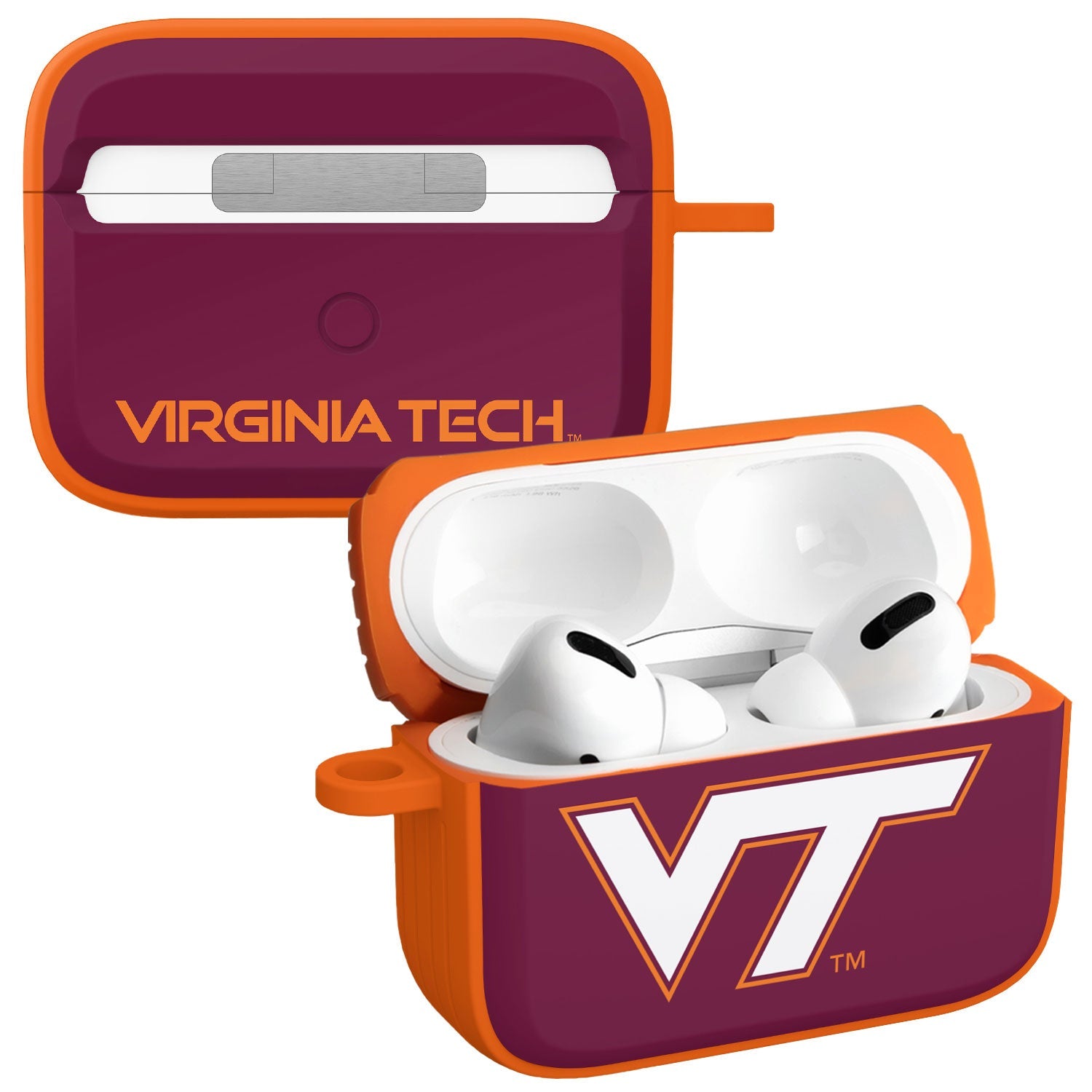 Virginia Tech Hokies HDX AirPods Pro 1 &amp;amp; 2 Case Cover
