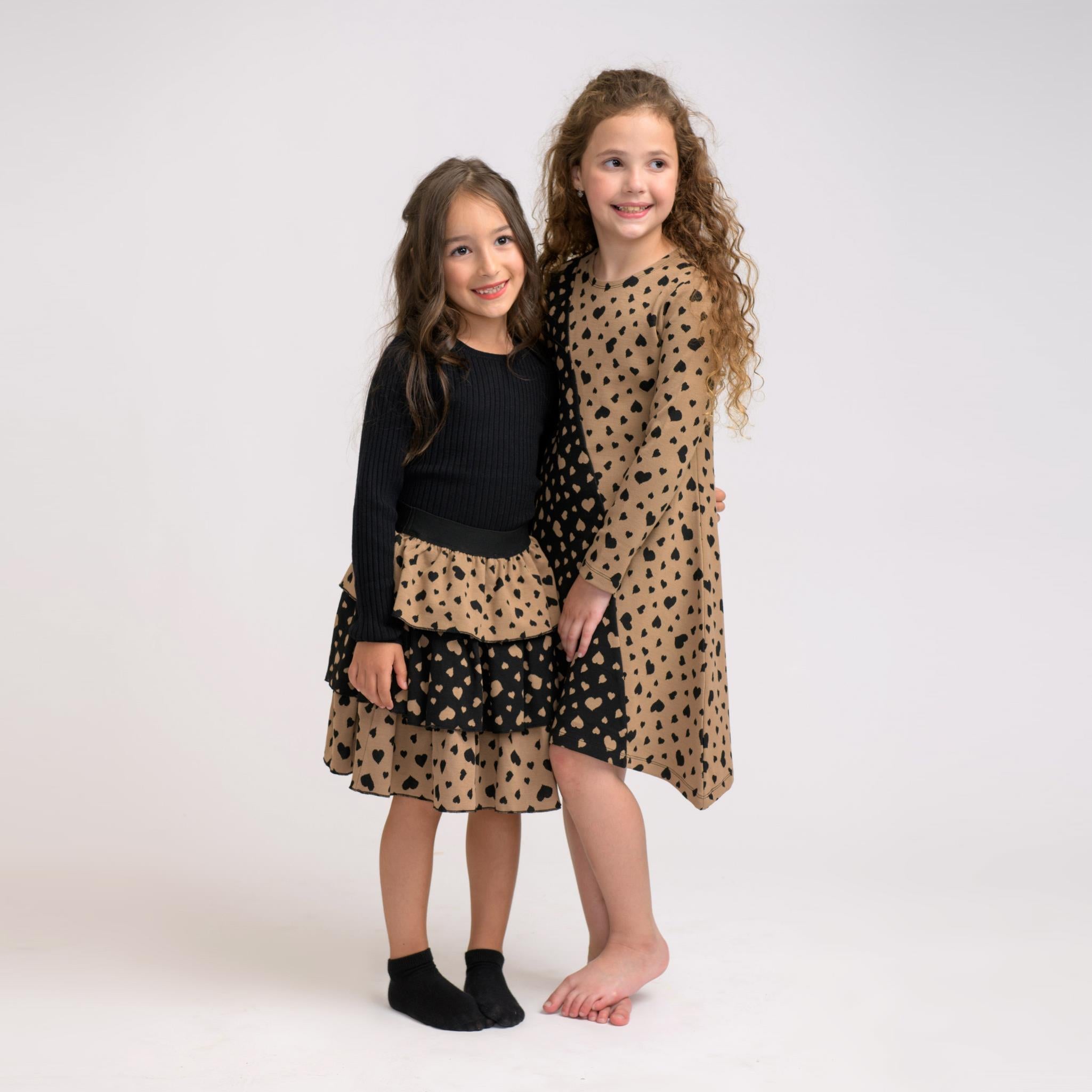 Two Tone Heart Skirt