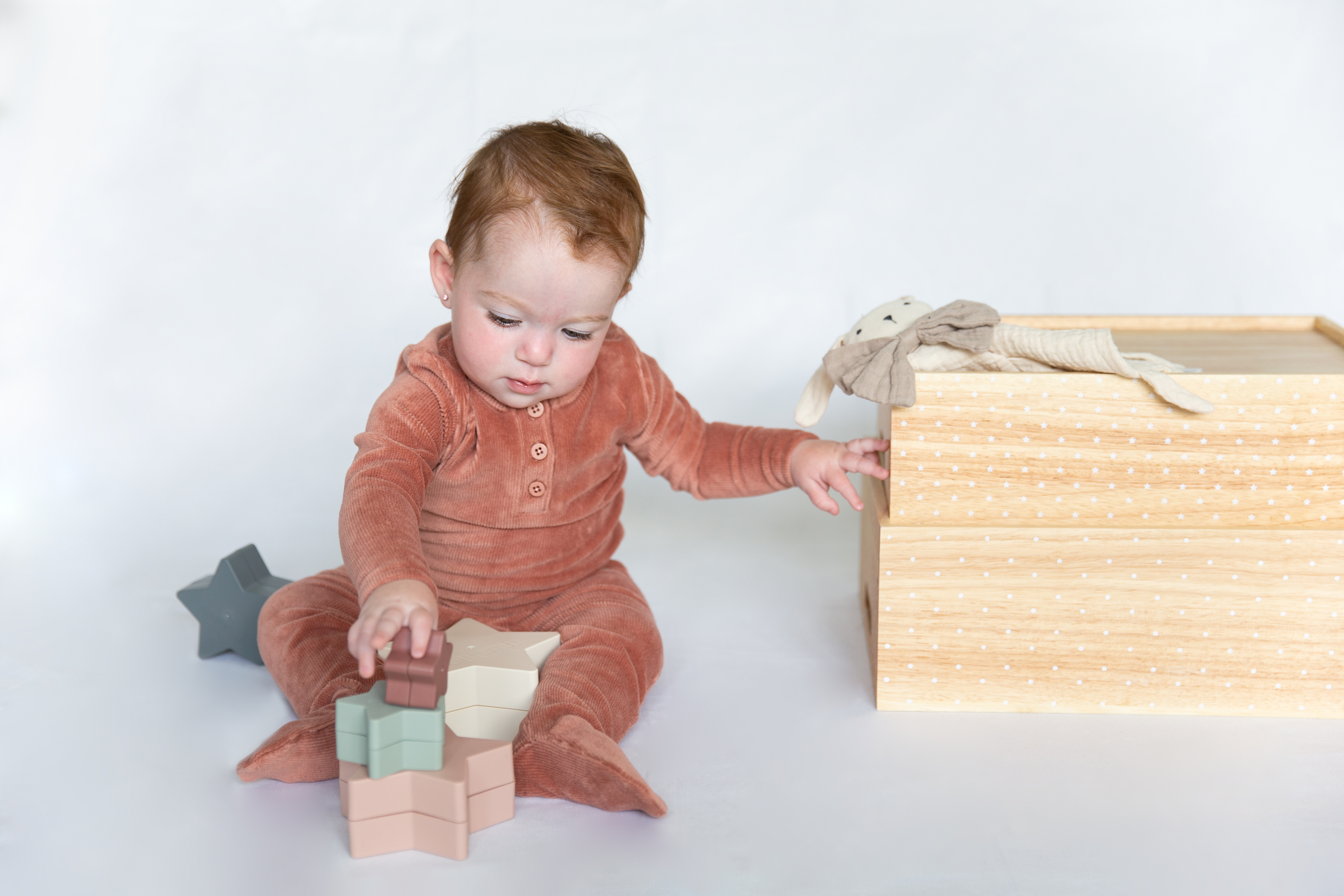 Mini Velour Rib Onesie