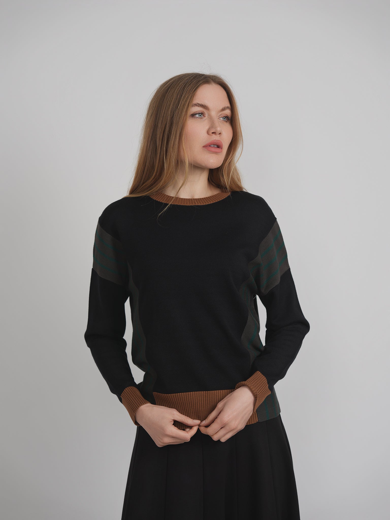 Color Blocked Sweater