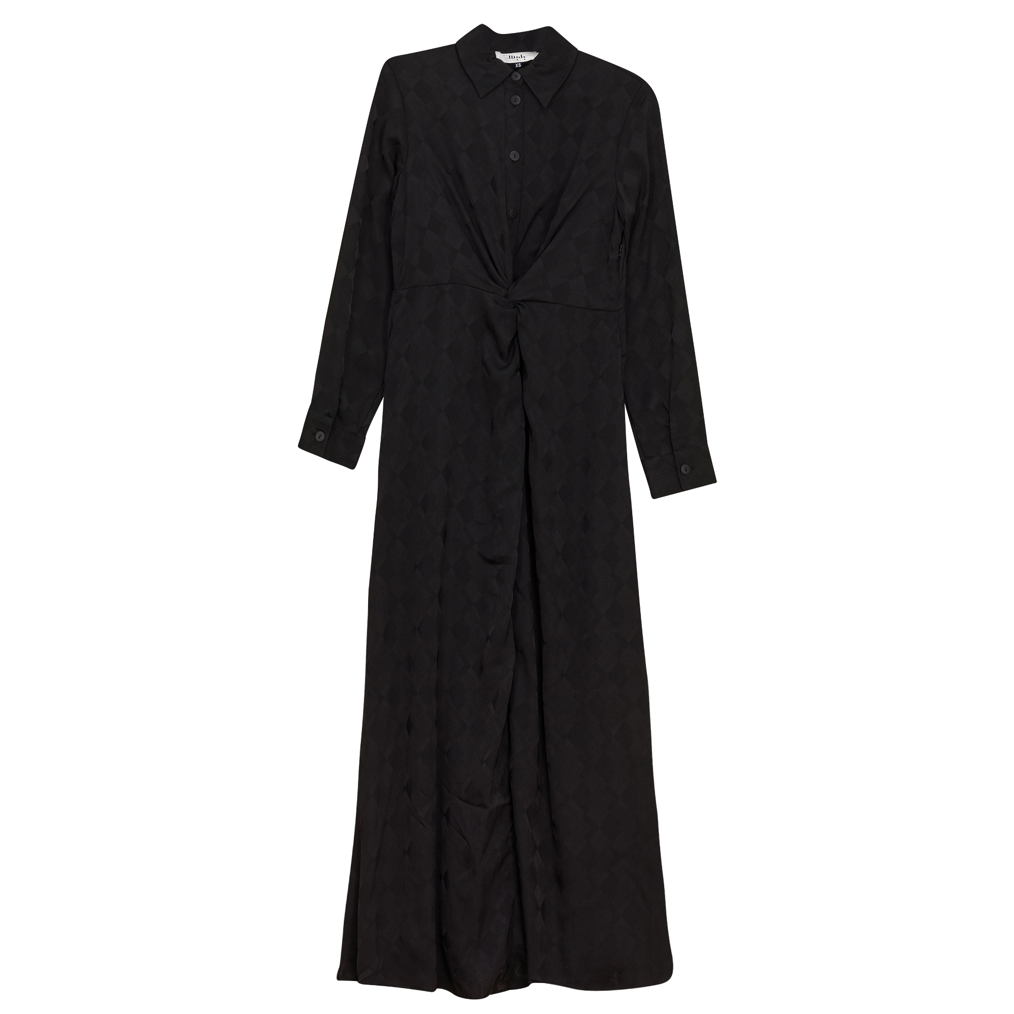 Twist Knot Look Midi Dress