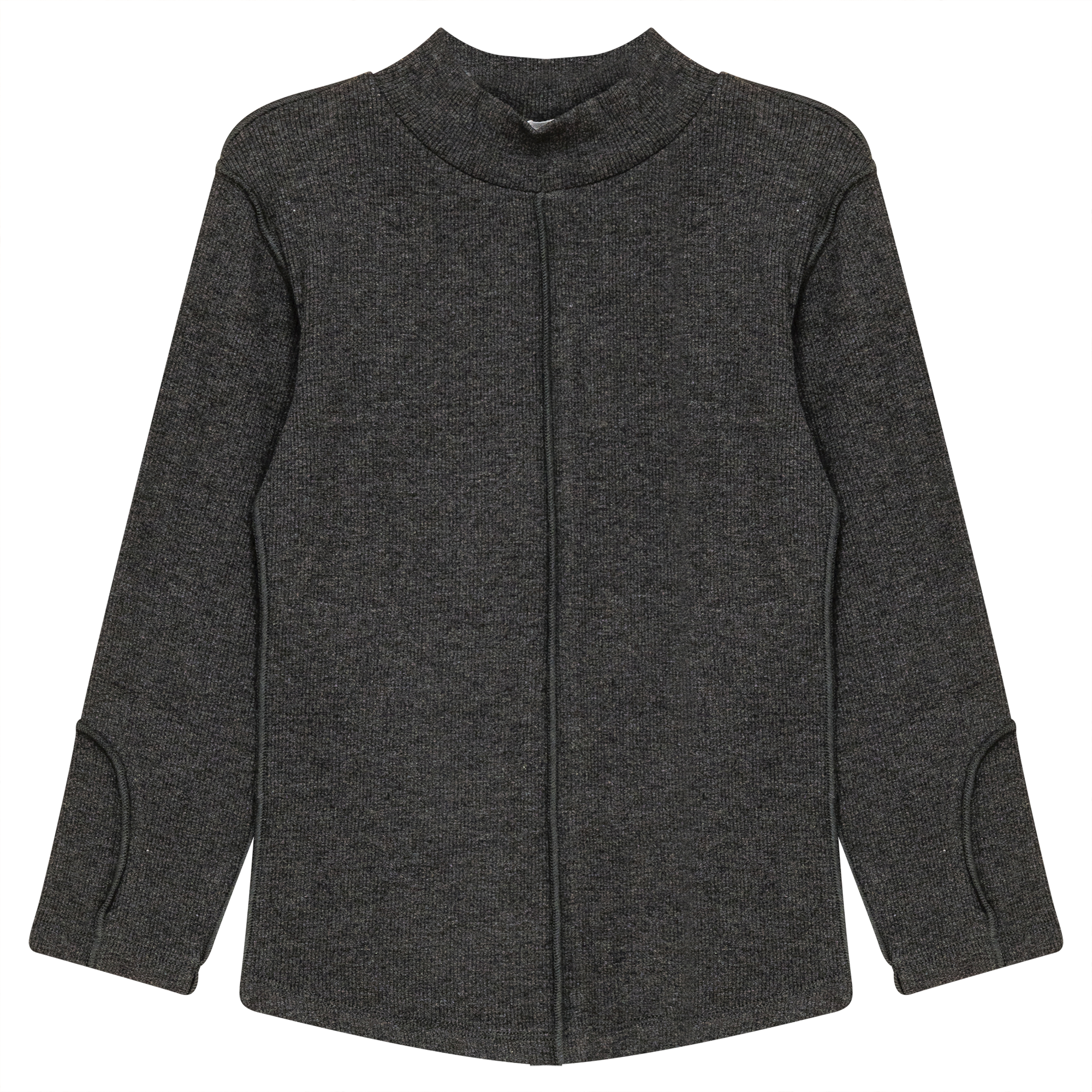 Ribbed Top with Outseams