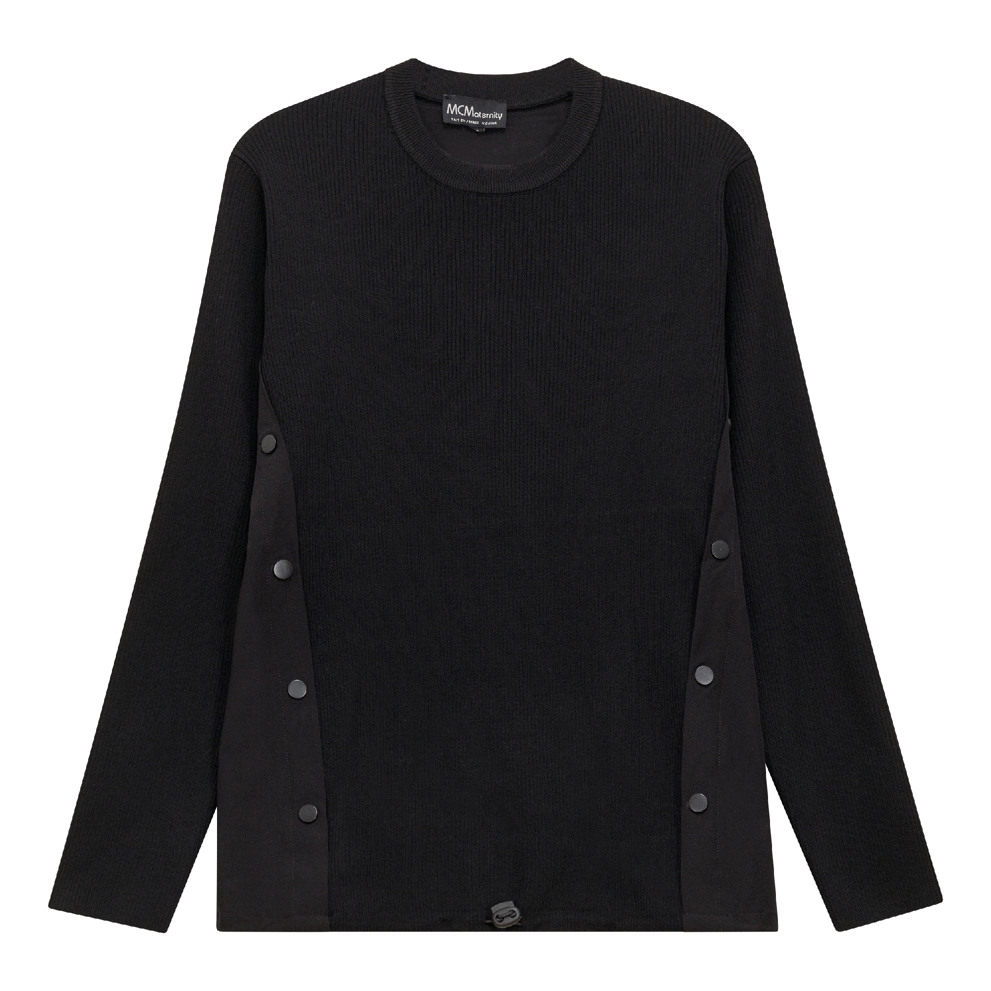 Ribbed Knit Maternity Combo Sweater