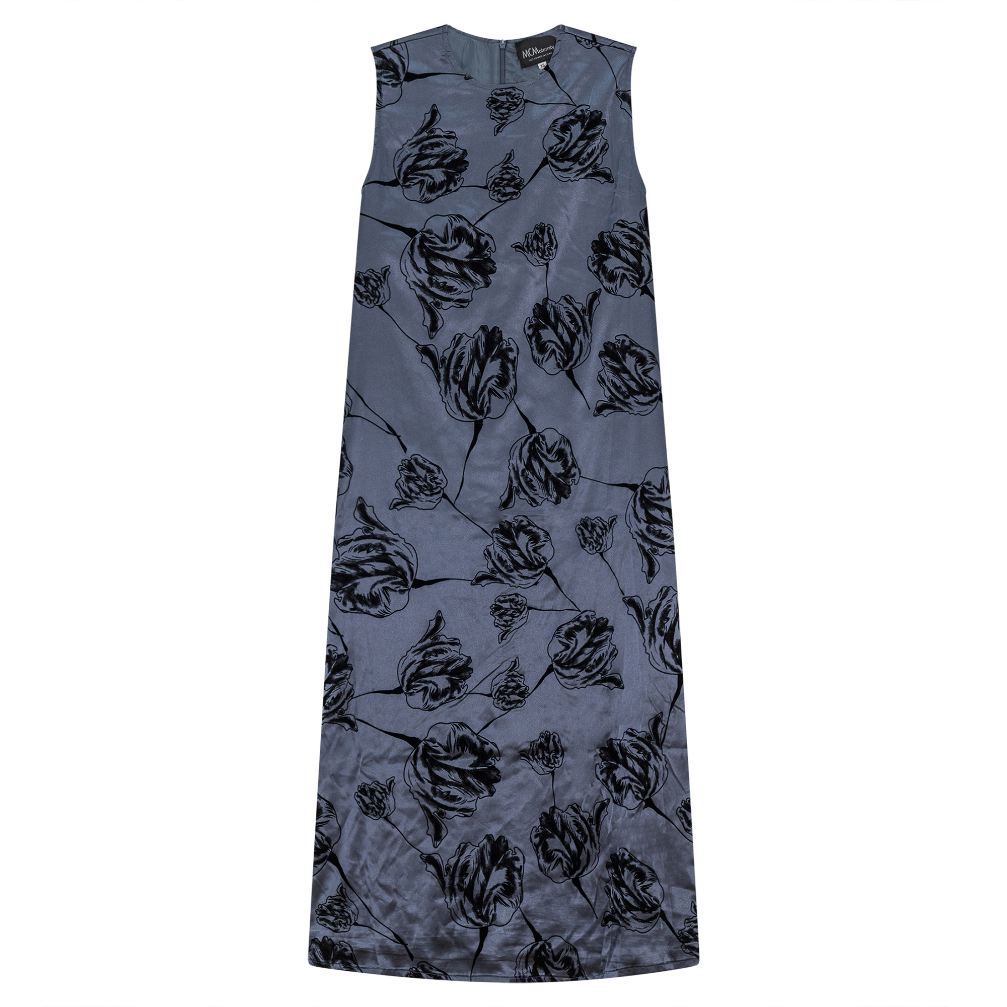 Maternity Velvet Flocked Midi Jumper