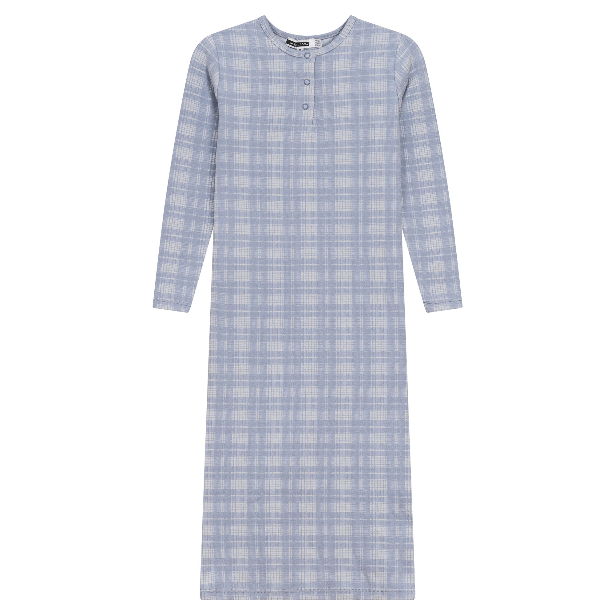 Brushed Rib Plaid Night Gown