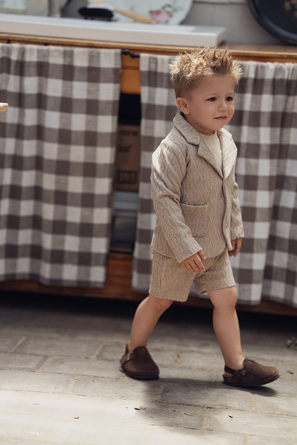 Textured Knit Blazer