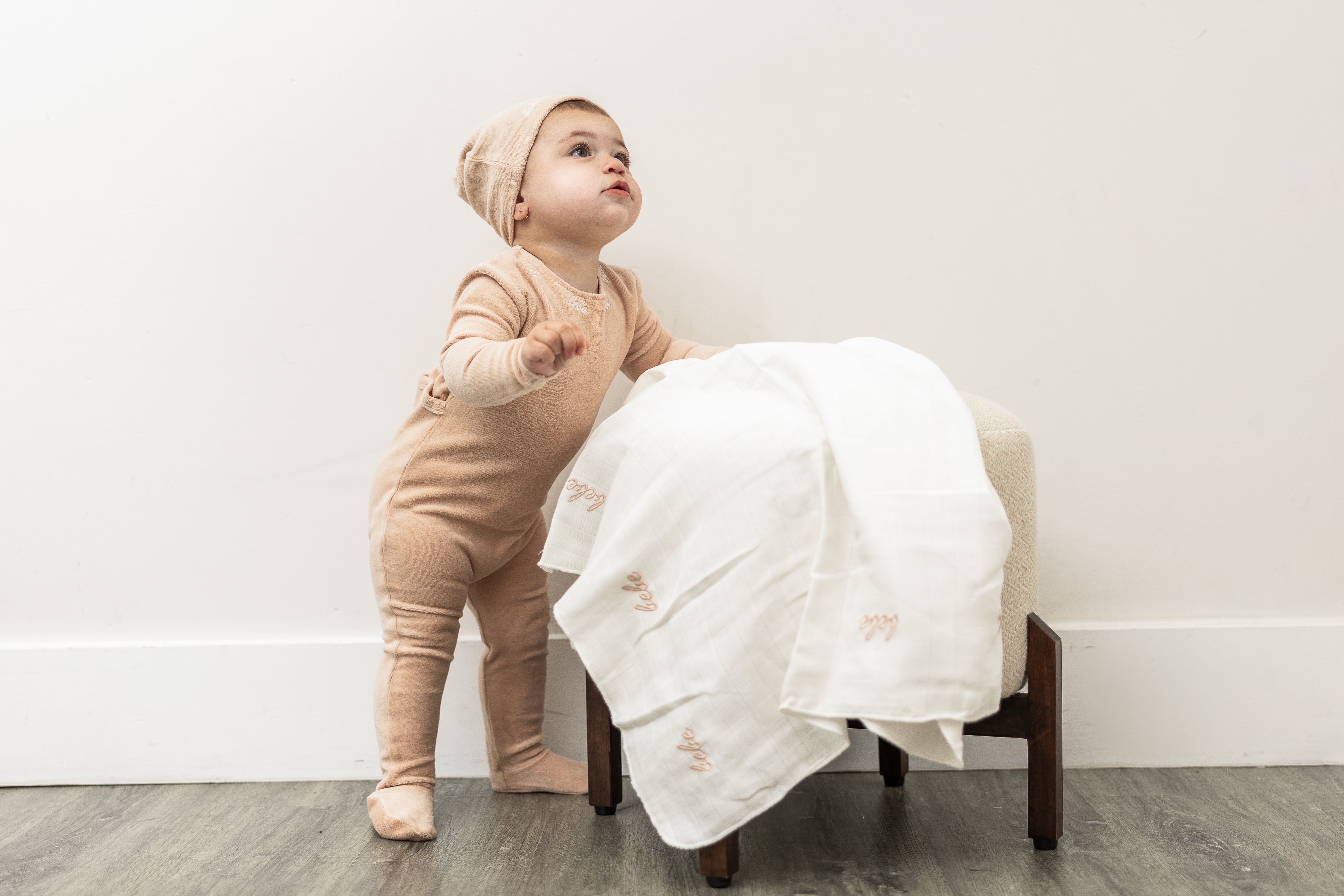 Bebe Embroidered Swaddle