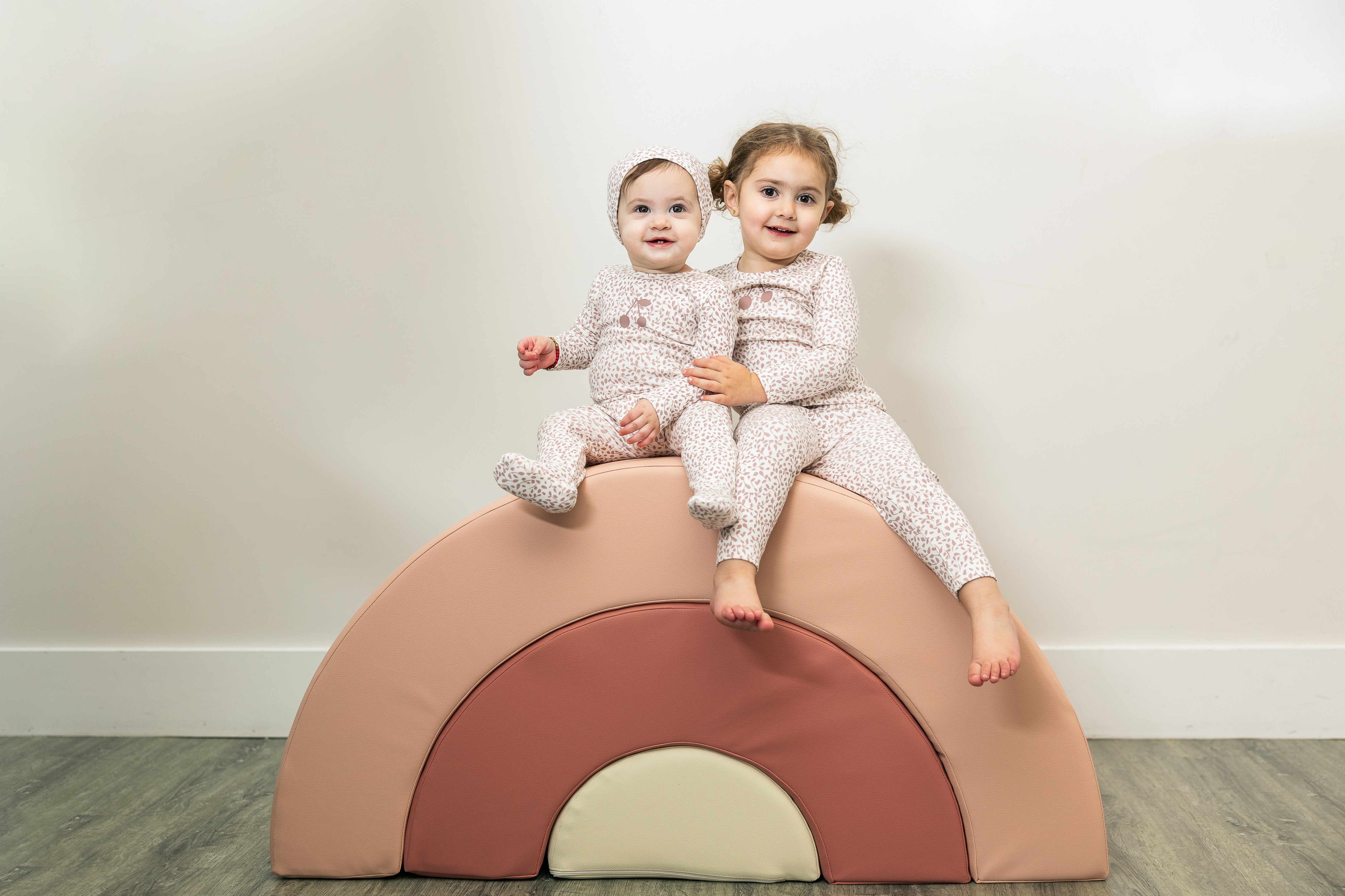Cherry Print Onesie with Hat