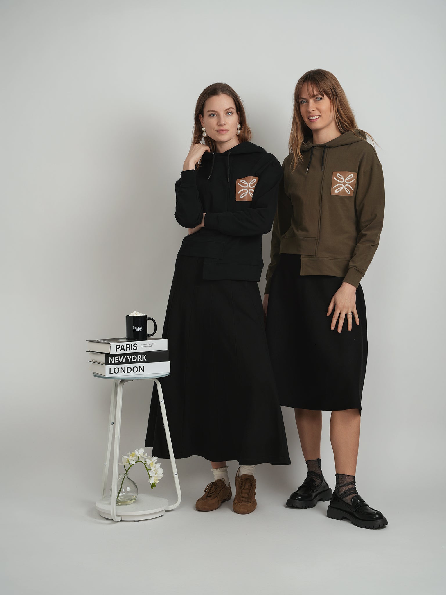 Asymmetrical French Fleece Hoodie